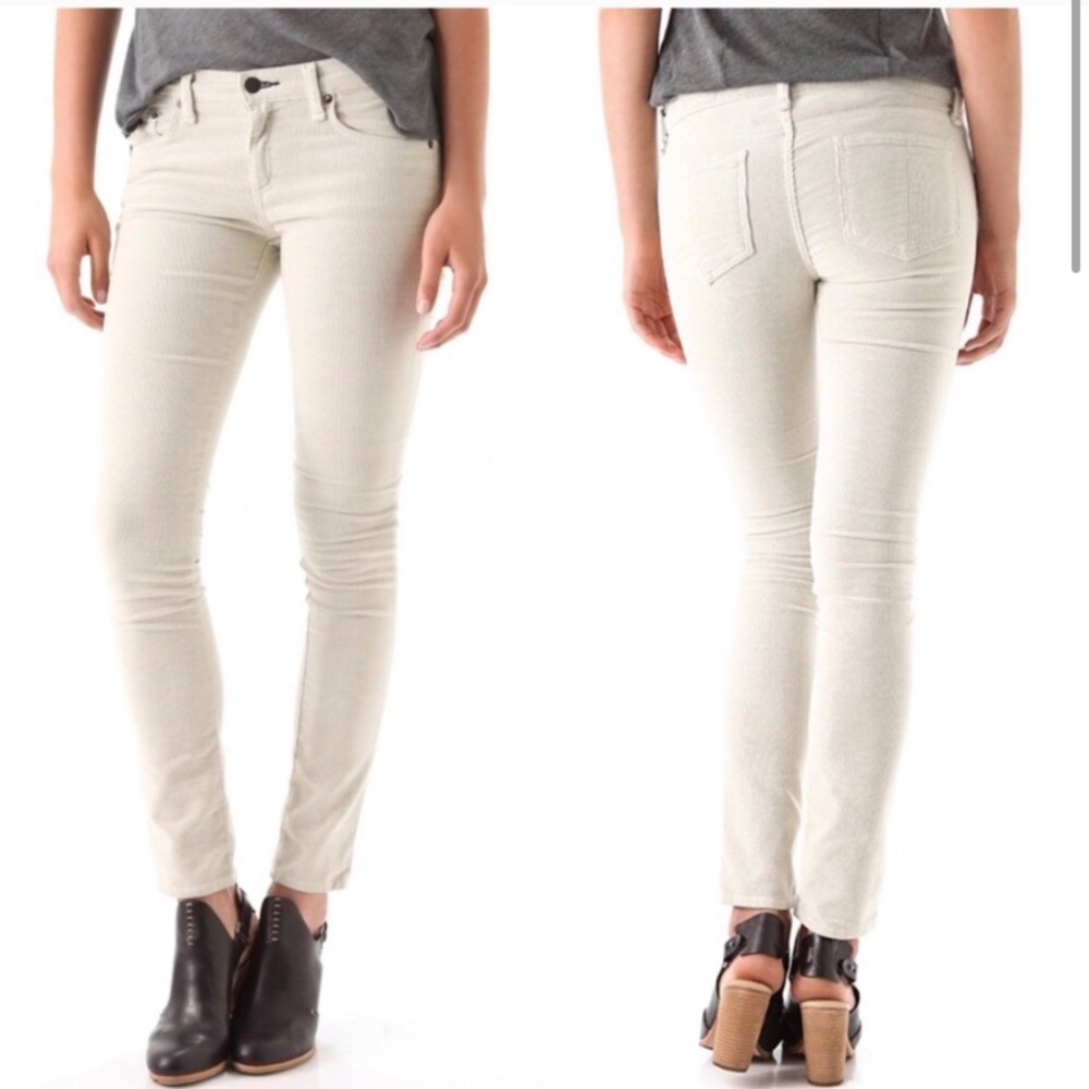 Rag and Bone Skinny  Corduroy Skinny Jeans